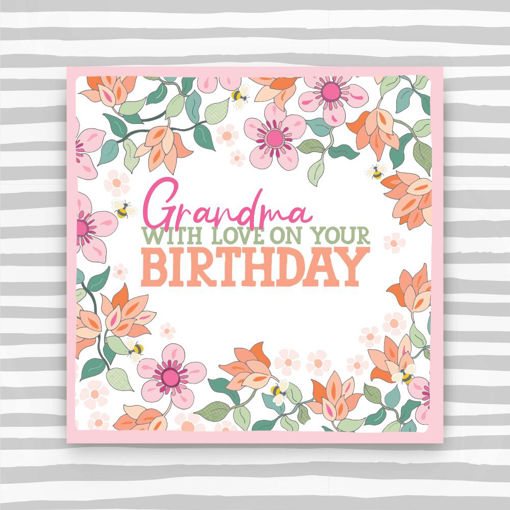 Picture of GRANDMA WITH LOVE ON YOUR BIRTHDAY
